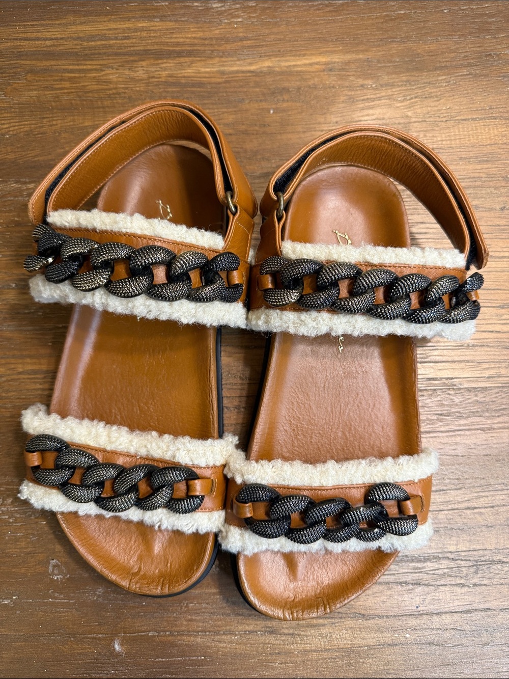 Paula Torres Chain and Sherpa Sandal